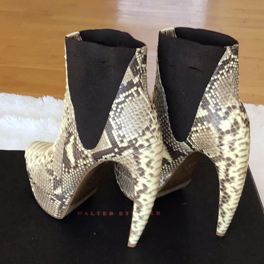 Walter Steiger Python Ankle Booties. - image 5